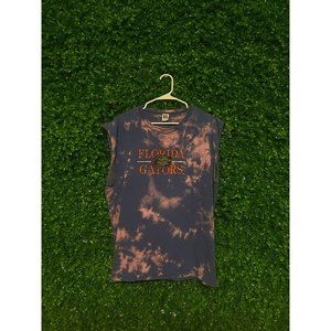 Vintage Acid Wash Florida Gators Cut-off T-shirt, Adult Mens XL, Reworked